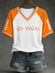 Women's Game Day Football Printed Casual T-Shirt