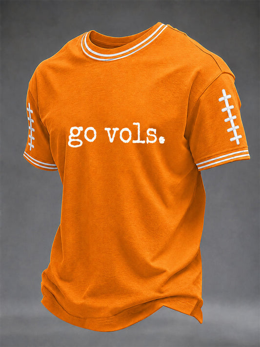 Men's Game Day Football Print Casual T-Shirt