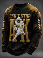 Men's Football Waffle Sweatshirt