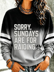Women's Las Vegas Football Fan Print Sweatshirt