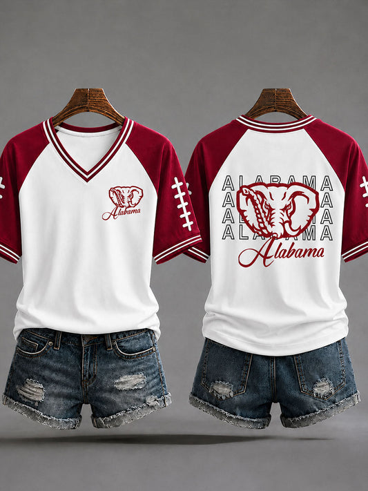 Women's Game Day Football Printed Casual T-Shirt