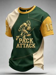 Men's Football Short Sleeves T-shirt