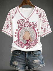 Women's Country Music Lover Gift Casual T-shirt