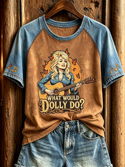 Women's Country Music Legend Tribute Casual Memorial Short Sleeve T-Shirt