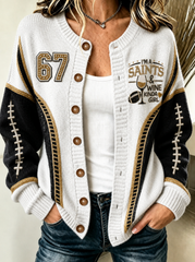Women's Cardigan-Style Knit Jacket