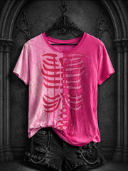 Women's Halloween Gothic Skull T-shirts