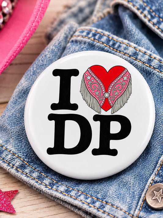 I LOVE DP Country Legend Tribute Brooch