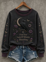 Women's I Find Your Lack Of Whimsy Disturbing Sweatshirt
