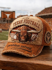Game Day Football Print Casual Unisex  Hat