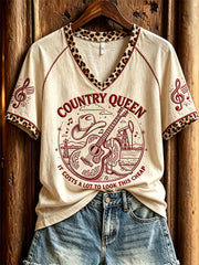 Women's Country Music Legend Tribute Casual Memorial Short Sleeve T-Shirt