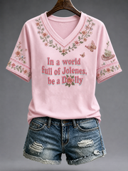 Women's Rip Country Music Lover Printed short-sleeved T-shirt