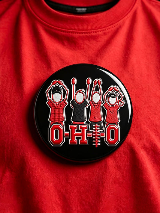 Unisex Football Print Badge