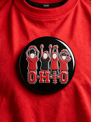 Unisex Football Print Badge