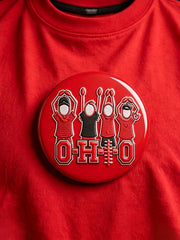 Unisex Football Print Badge