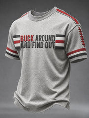 Men's Buck Around And Find Out Short Sleeves T-shirt