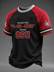 Men's YOU CAN'T SPELL "C‑CK‑‑CKER" WITHOUT OSU Short Sleeves T-shirt